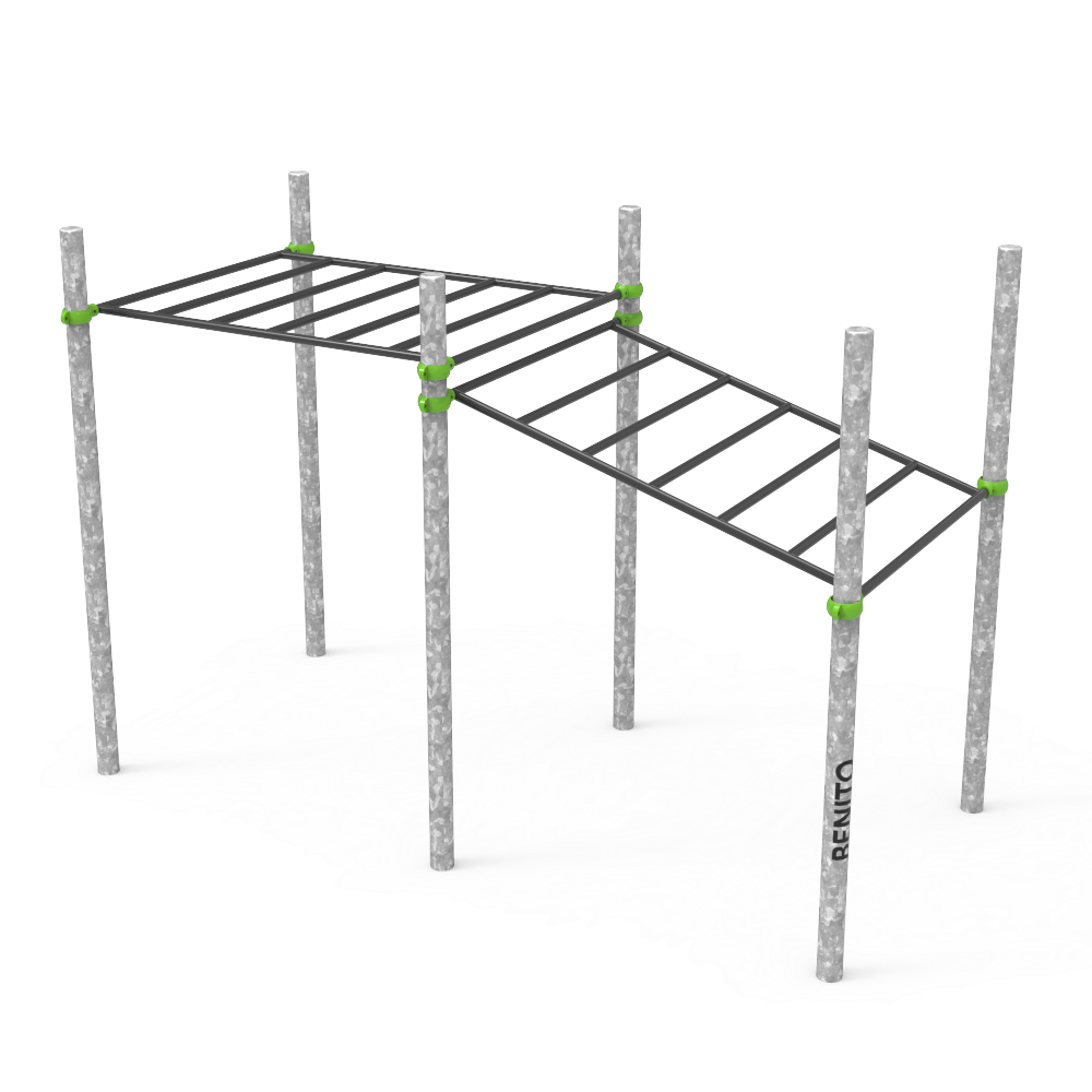 Monkey Bars inclinado + recto